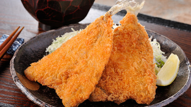 アジフライ定食